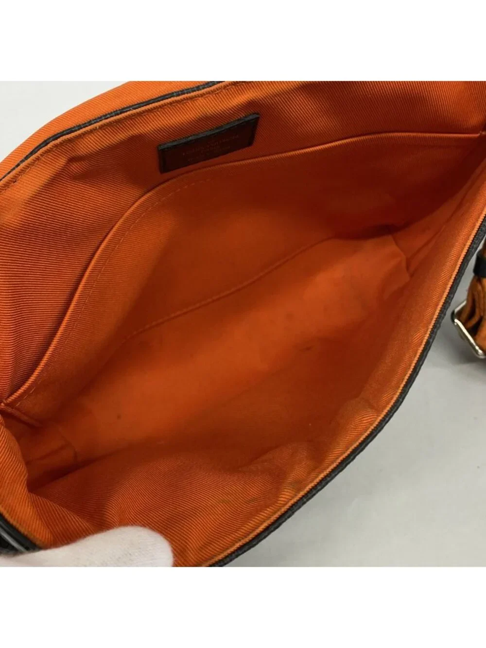 Louis Vuitton Shoulder Bag Damier Graphite District PM NM Black Orange